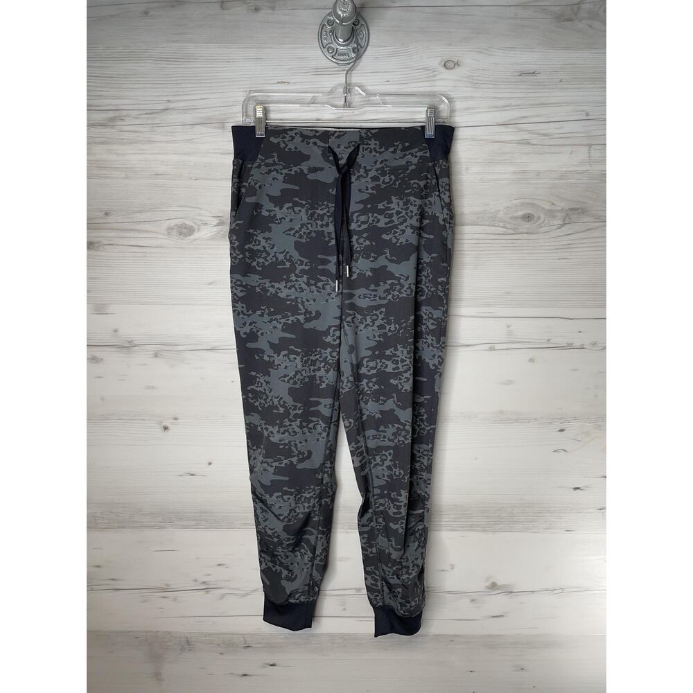 Calvin Klein Performance Pants Womens Small Gray‎ Camo Stretch Joggers